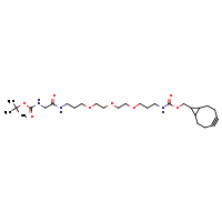 tert-butyl N-[({3-[2-(2-{3-[({bicyclo[6.1.0]non-4-yn-9-ylmethoxy}carbonyl)amino]propoxy}ethoxy)ethoxy]propyl}carbamoyl)methyl]carbamate