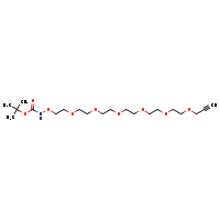 tert-butyl N-(3,6,9,12,15,18-hexaoxahenicos-20-yn-1-yloxy)carbamate