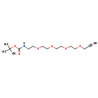 tert-butyl N-(3,6,9,12-tetraoxapentadec-14-yn-1-yl)carbamate