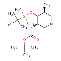 tert-butyl N-[(3R,4R,5S)-4-[(tert-butyldimethylsilyl)oxy]-5-methylpiperidin-3-yl]carbamate
