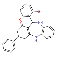 10-(2-bromophenyl)-14-phenyl-2,9-diazatricyclo[9.4.0.0³,?]pentadeca-1(11),3(8),4,6-tetraen-12-one