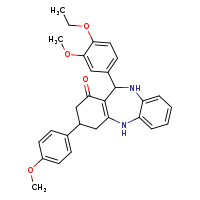 10-(4-ethoxy-3-methoxyphenyl)-14-(4-methoxyphenyl)-2,9-diazatricyclo[9.4.0.0³,?]pentadeca-1(11),3,5,7-tetraen-12-one