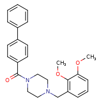 1-{[1,1'-biphenyl]-4-carbonyl}-4-[(2,3-dimethoxyphenyl)methyl]piperazine