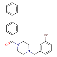 1-{[1,1'-biphenyl]-4-carbonyl}-4-[(3-bromophenyl)methyl]piperazine