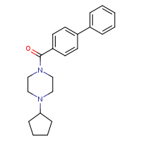 1-{[1,1'-biphenyl]-4-carbonyl}-4-cyclopentylpiperazine