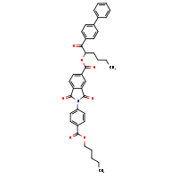 1-{[1,1'-biphenyl]-4-yl}-1-oxohexan-2-yl 1,3-dioxo-2-{4-[(pentyloxy)carbonyl]phenyl}isoindole-5-carboxylate