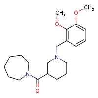 1-{1-[(2,3-dimethoxyphenyl)methyl]piperidine-3-carbonyl}azepane