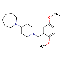 1-{1-[(2,5-dimethoxyphenyl)methyl]piperidin-4-yl}azepane