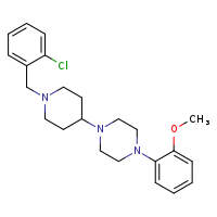 1-{1-[(2-chlorophenyl)methyl]piperidin-4-yl}-4-(2-methoxyphenyl)piperazine