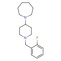 1-{1-[(2-fluorophenyl)methyl]piperidin-4-yl}azepane
