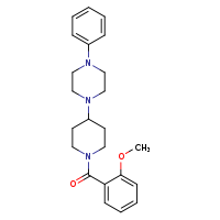 1-[1-(2-methoxybenzoyl)piperidin-4-yl]-4-phenylpiperazine