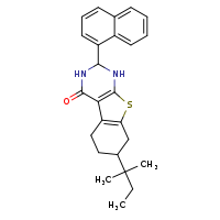 11-(2-methylbutan-2-yl)-5-(naphthalen-1-yl)-8-thia-4,6-diazatricyclo[7.4.0.0²,?]trideca-1(9),2(7)-dien-3-one