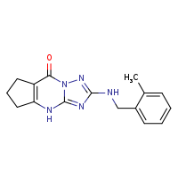 11-{[(2-methylphenyl)methyl]amino}-1,8,10,12-tetraazatricyclo[7.3.0.0³,?]dodeca-3(7),9,11-trien-2-one