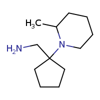 1-[1-(2-methylpiperidin-1-yl)cyclopentyl]methanamine