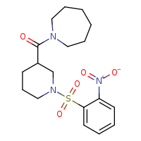 1-[1-(2-nitrobenzenesulfonyl)piperidine-3-carbonyl]azepane