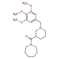 1-{1-[(3,4,5-trimethoxyphenyl)methyl]piperidine-3-carbonyl}azepane
