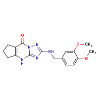 11-{[(3,4-dimethoxyphenyl)methyl]amino}-1,8,10,12-tetraazatricyclo[7.3.0.0³,?]dodeca-3(7),9,11-trien-2-one