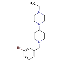 1-{1-[(3-bromophenyl)methyl]piperidin-4-yl}-4-ethylpiperazine