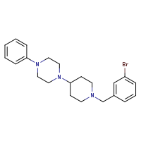 1-{1-[(3-bromophenyl)methyl]piperidin-4-yl}-4-phenylpiperazine