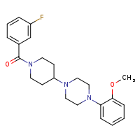 1-[1-(3-fluorobenzoyl)piperidin-4-yl]-4-(2-methoxyphenyl)piperazine