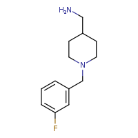 1-{1-[(3-fluorophenyl)methyl]piperidin-4-yl}methanamine