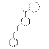 1-[1-(3-phenylpropyl)piperidine-3-carbonyl]azepane