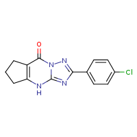 11-(4-chlorophenyl)-1,8,10,12-tetraazatricyclo[7.3.0.0³,?]dodeca-3(7),9,11-trien-2-one