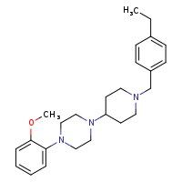 1-{1-[(4-ethylphenyl)methyl]piperidin-4-yl}-4-(2-methoxyphenyl)piperazine