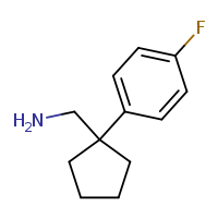 1-[1-(4-fluorophenyl)cyclopentyl]methanamine