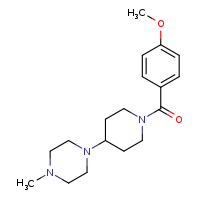 1-[1-(4-methoxybenzoyl)piperidin-4-yl]-4-methylpiperazine