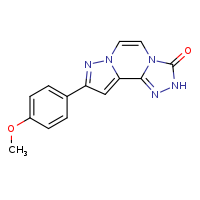 11-(4-methoxyphenyl)-3,4,6,9,10-pentaazatricyclo[7.3.0.0²,?]dodeca-1(12),2,7,10-tetraen-5-one