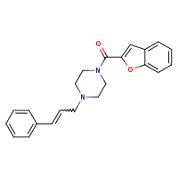 1-(1-benzofuran-2-carbonyl)-4-[(2E)-3-phenylprop-2-en-1-yl]piperazine