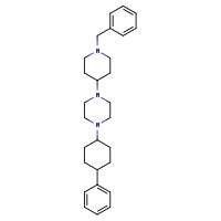 1-(1-benzylpiperidin-4-yl)-4-(4-phenylcyclohexyl)piperazine