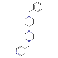 1-(1-benzylpiperidin-4-yl)-4-(pyridin-4-ylmethyl)piperazine