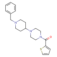 1-(1-benzylpiperidin-4-yl)-4-(thiophene-2-carbonyl)piperazine