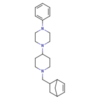1-(1-{bicyclo[2.2.1]hept-5-en-2-ylmethyl}piperidin-4-yl)-4-phenylpiperazine