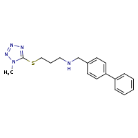 {[1,1'-biphenyl]-4-ylmethyl}({3-[(1-methyl-1,2,3,4-tetrazol-5-yl)sulfanyl]propyl})amine