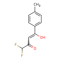 1,1-difluoro-4-hydroxy-4-(4-methylphenyl)but-3-en-2-one