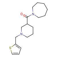 1-[1-(thiophen-2-ylmethyl)piperidine-3-carbonyl]azepane