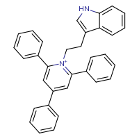 1-[2-(1H-indol-3-yl)ethyl]-2,4,6-triphenylpyridin-1-ium