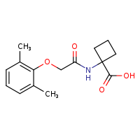1-[2-(2,6-dimethylphenoxy)acetamido]cyclobutane-1-carboxylic acid