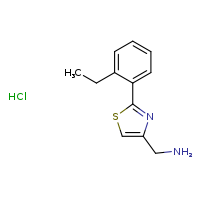 1-[2-(2-ethylphenyl)-1,3-thiazol-4-yl]methanamine hydrochloride