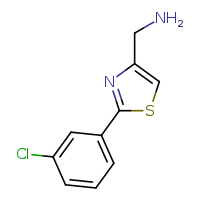 1-[2-(3-chlorophenyl)-1,3-thiazol-4-yl]methanamine