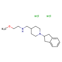{[1-(2,3-dihydro-1H-inden-2-yl)piperidin-4-yl]methyl}(2-methoxyethyl)amine dihydrochloride