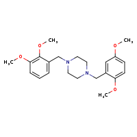 1-[(2,3-dimethoxyphenyl)methyl]-4-[(2,5-dimethoxyphenyl)methyl]piperazine