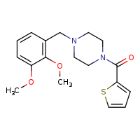 1-[(2,3-dimethoxyphenyl)methyl]-4-(thiophene-2-carbonyl)piperazine