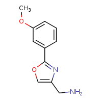 1-[2-(3-methoxyphenyl)-1,3-oxazol-4-yl]methanamine