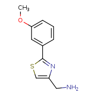 1-[2-(3-methoxyphenyl)-1,3-thiazol-4-yl]methanamine