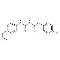 1-[2-(4-chlorophenyl)acetyl]-3-(4-ethylphenyl)thiourea