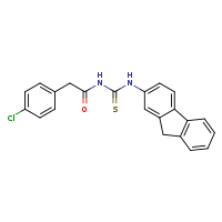 1-[2-(4-chlorophenyl)acetyl]-3-(9H-fluoren-2-yl)thiourea